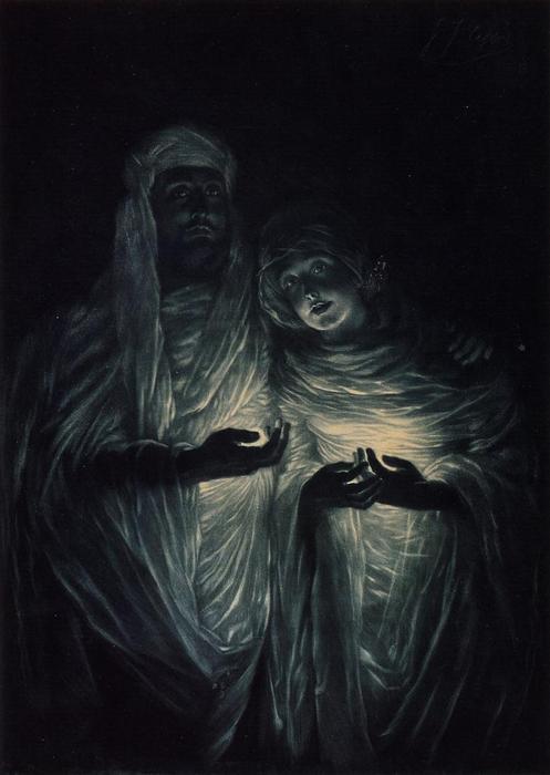 WikiOO.org - אנציקלופדיה לאמנויות יפות - ציור, יצירות אמנות James Jacques Joseph Tissot - The Apparition