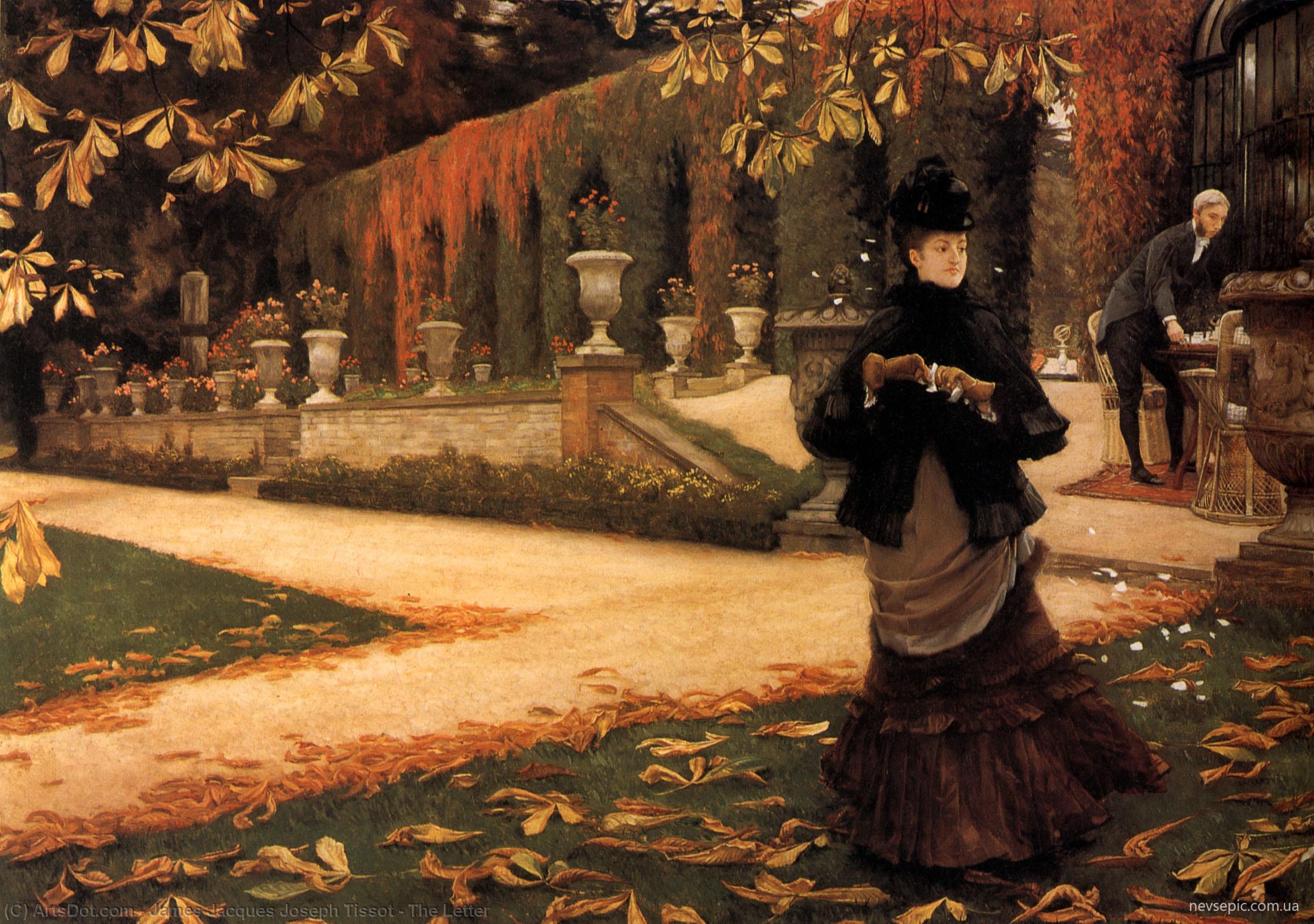 Wikioo.org - The Encyclopedia of Fine Arts - Painting, Artwork by James Jacques Joseph Tissot - The Letter