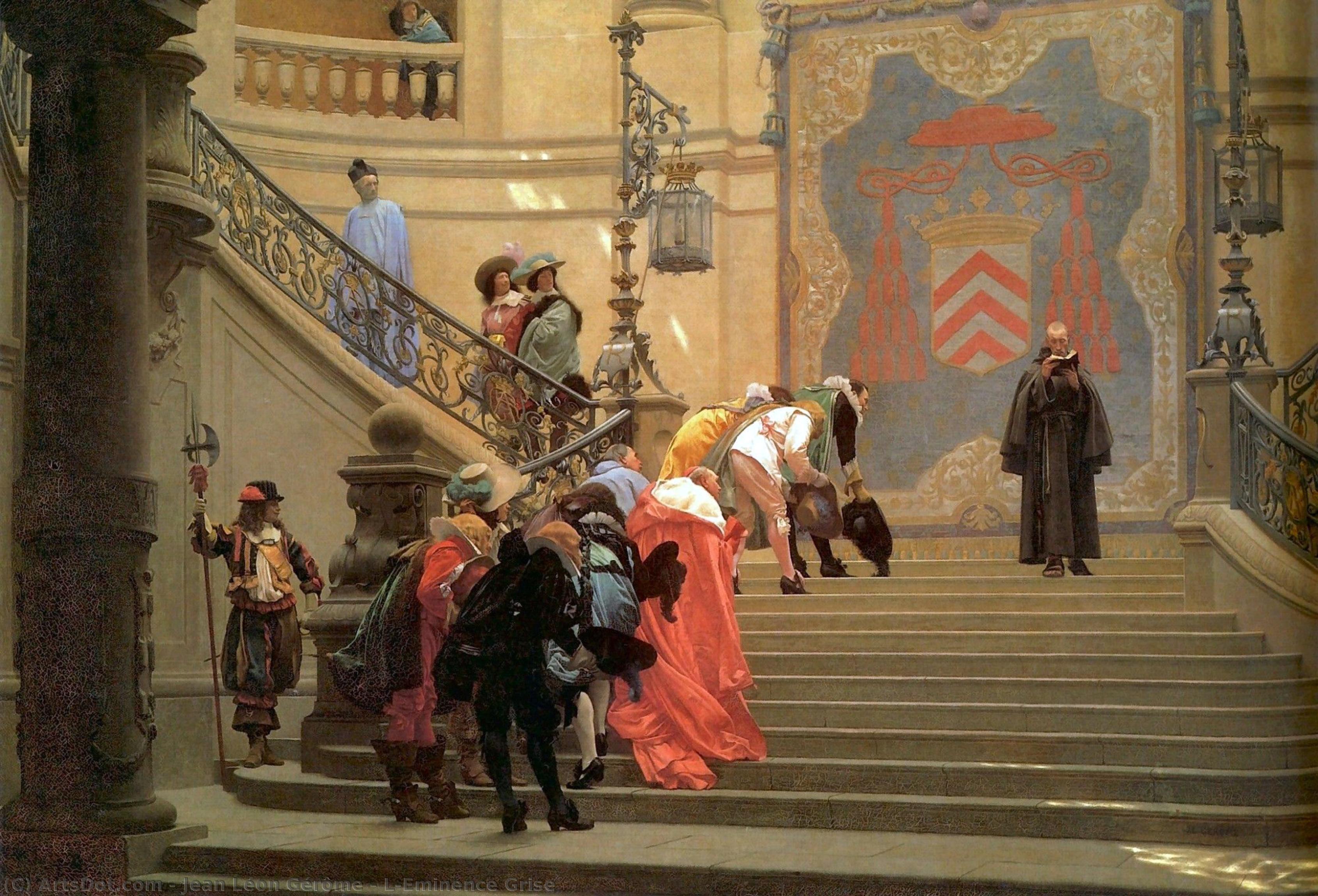 WikiOO.org - Енциклопедия за изящни изкуства - Живопис, Произведения на изкуството Jean Léon Gérôme - L'Eminence Grise