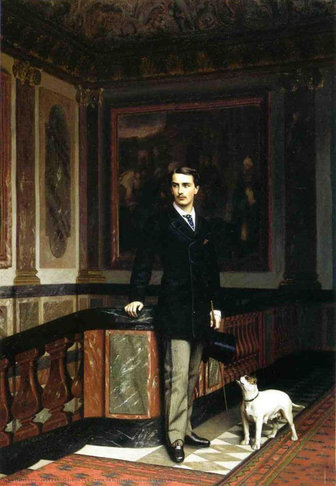 WikiOO.org - אנציקלופדיה לאמנויות יפות - ציור, יצירות אמנות Jean Léon Gérôme - Le Comte de la Rouchefoucauld et duc de Doudeauville