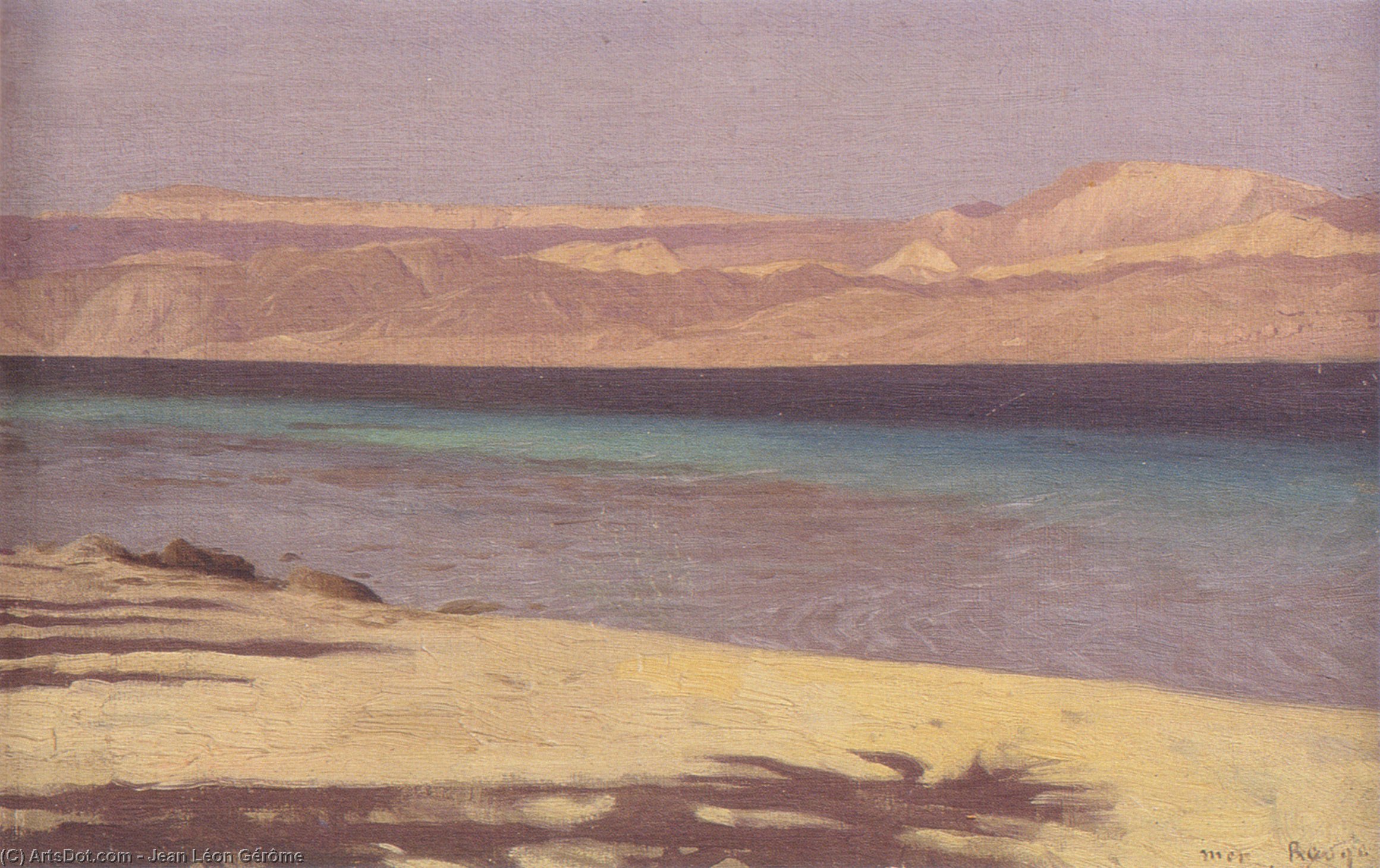 Wikioo.org - The Encyclopedia of Fine Arts - Painting, Artwork by Jean Léon Gérôme - The Red Sea