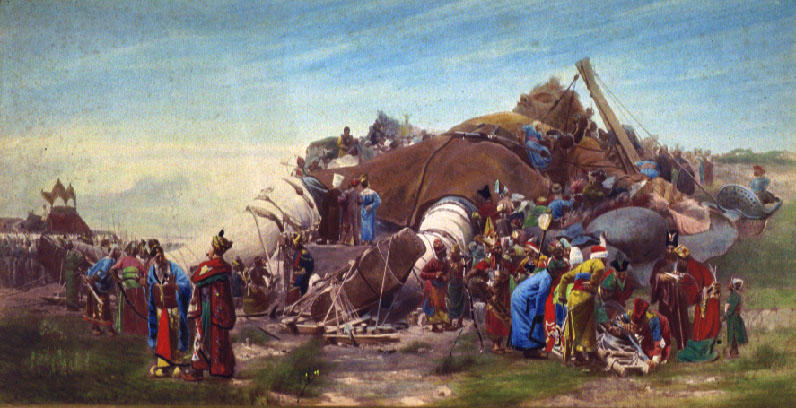WikiOO.org - Encyclopedia of Fine Arts - Schilderen, Artwork Jean Georges Vibert - Gulliver