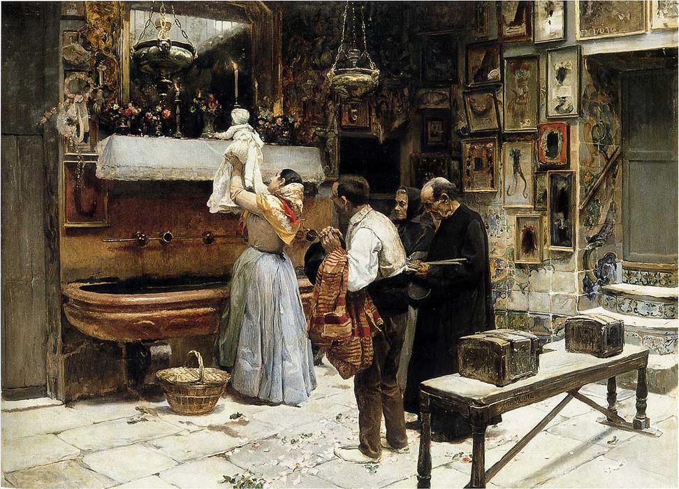 Wikioo.org - The Encyclopedia of Fine Arts - Painting, Artwork by Joaquin Sorolla Y Bastida - Ex Voto