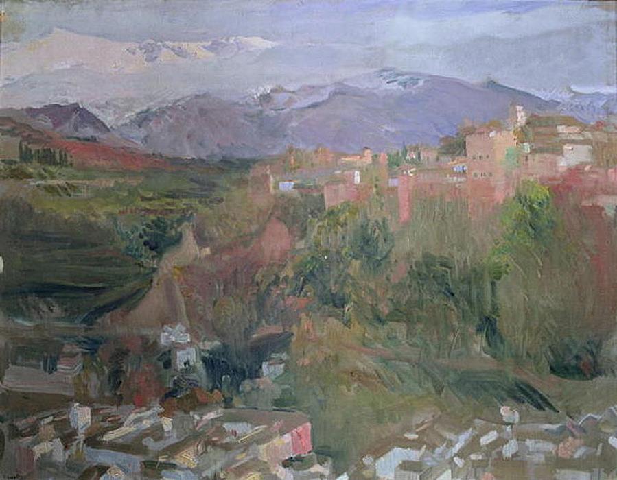 Wikioo.org - The Encyclopedia of Fine Arts - Painting, Artwork by Joaquin Sorolla Y Bastida - Granada