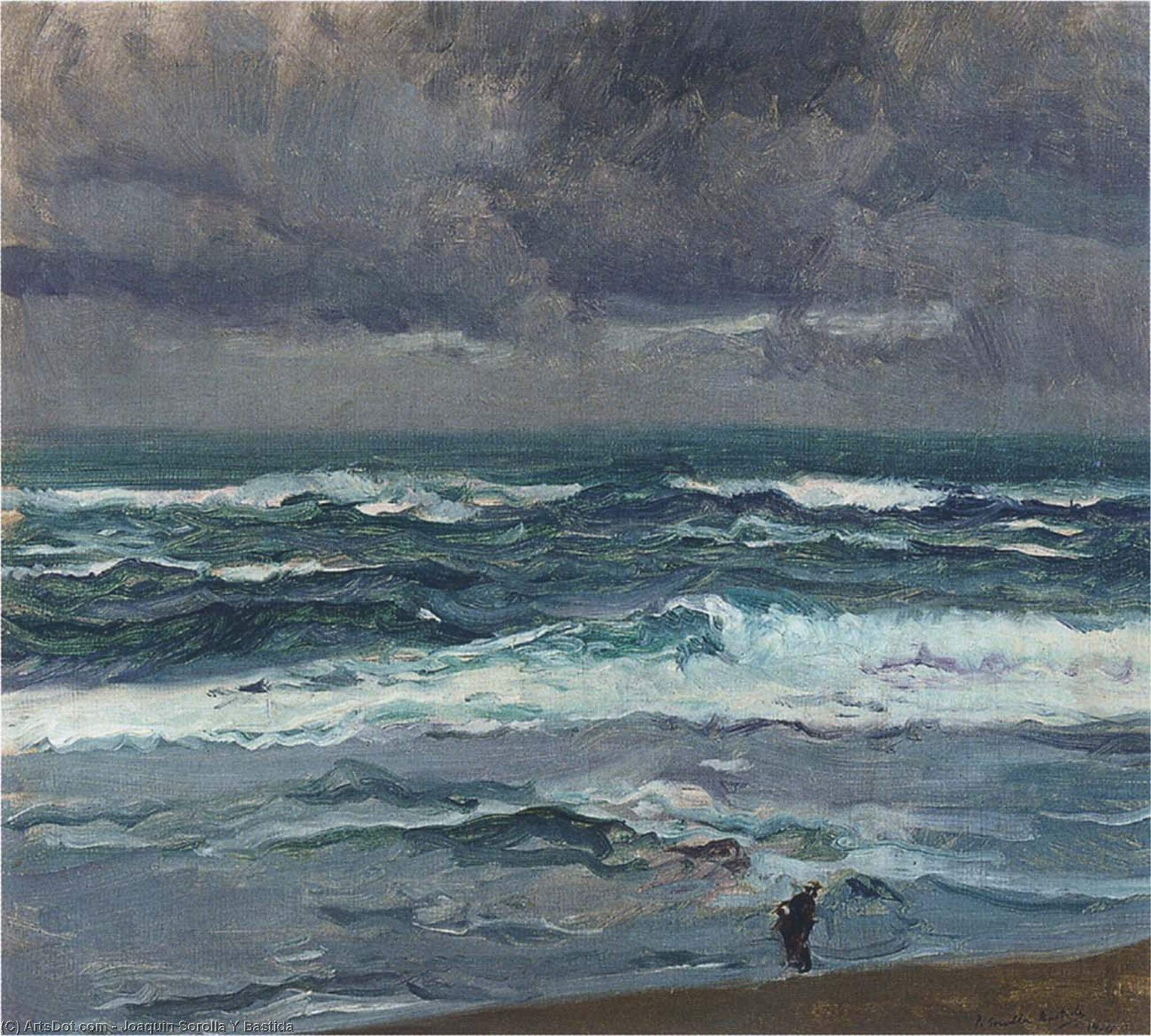 Wikioo.org - The Encyclopedia of Fine Arts - Painting, Artwork by Joaquin Sorolla Y Bastida - Seascape