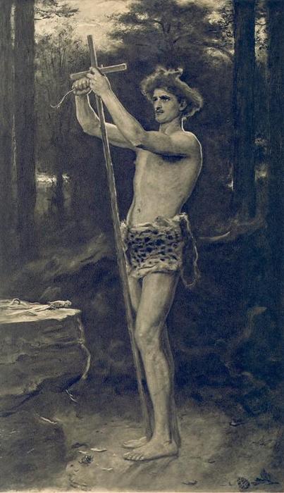 WikiOO.org - Encyclopedia of Fine Arts - Lukisan, Artwork John Everett Millais - A Forerunner