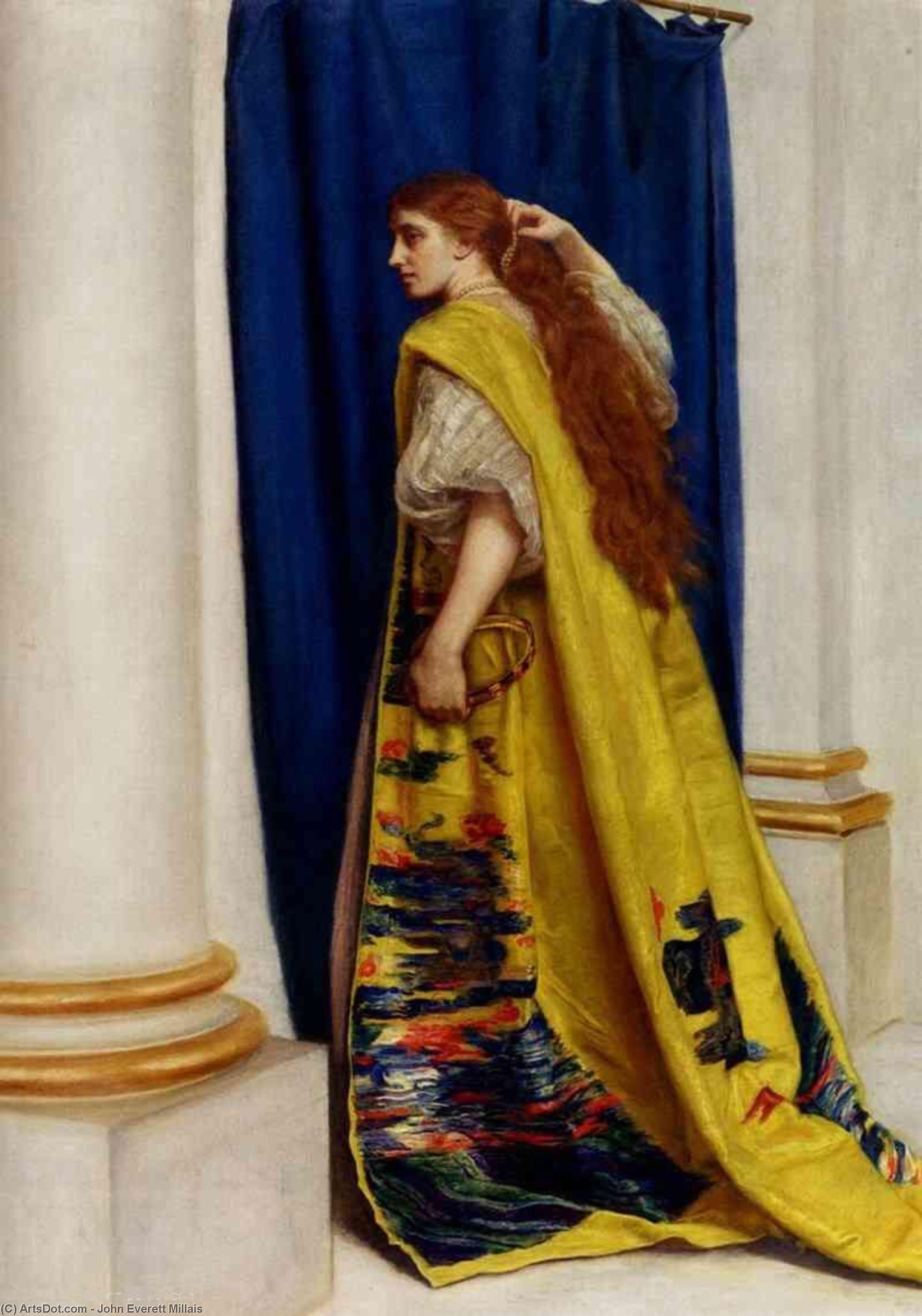 WikiOO.org - Encyclopedia of Fine Arts - Maleri, Artwork John Everett Millais - Esther