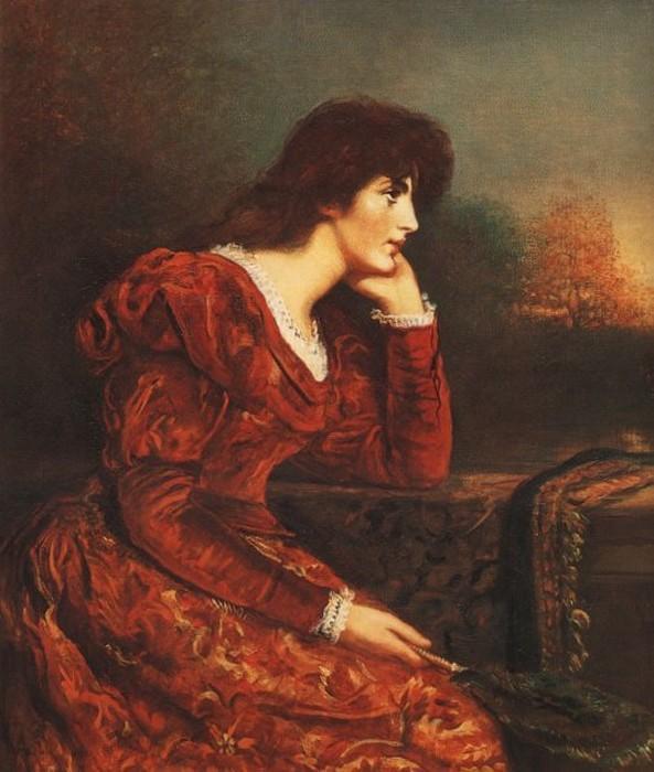 Wikioo.org - The Encyclopedia of Fine Arts - Painting, Artwork by John Everett Millais - I am Never Merry when I hear Sweet Musik