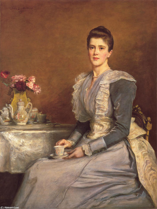 Wikioo.org – La Enciclopedia de las Bellas Artes - Pintura, Obras de arte de John Everett Millais - María Chamberlain