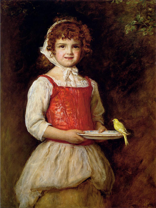 Wikioo.org - Die Enzyklopädie bildender Kunst - Malerei, Kunstwerk von John Everett Millais - Fröhlich