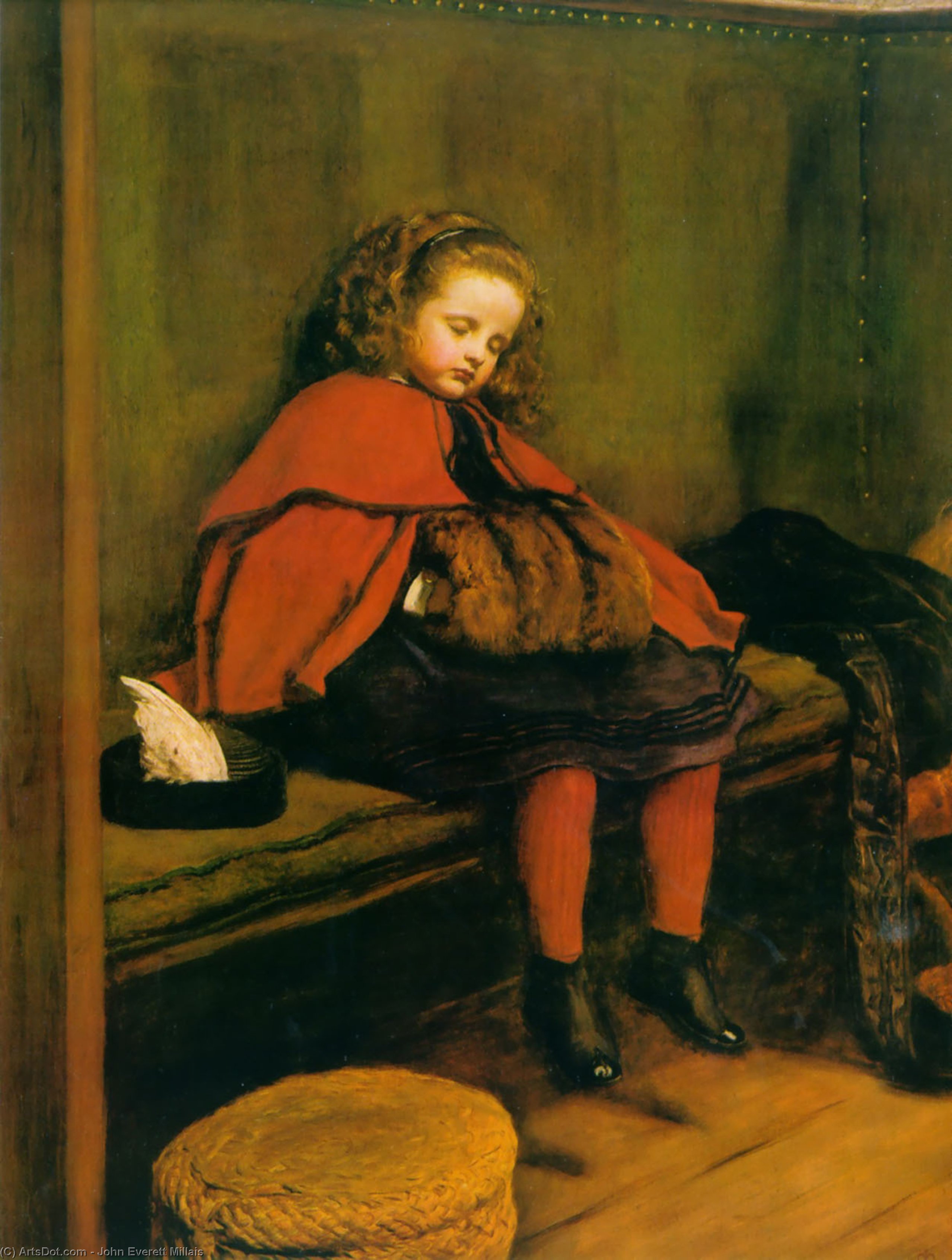 Wikioo.org - สารานุกรมวิจิตรศิลป์ - จิตรกรรม John Everett Millais - My Second Sermon