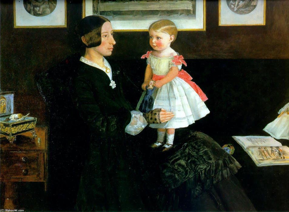 WikiOO.org – 美術百科全書 - 繪畫，作品 John Everett Millais - 人像詹姆斯太太的悦
