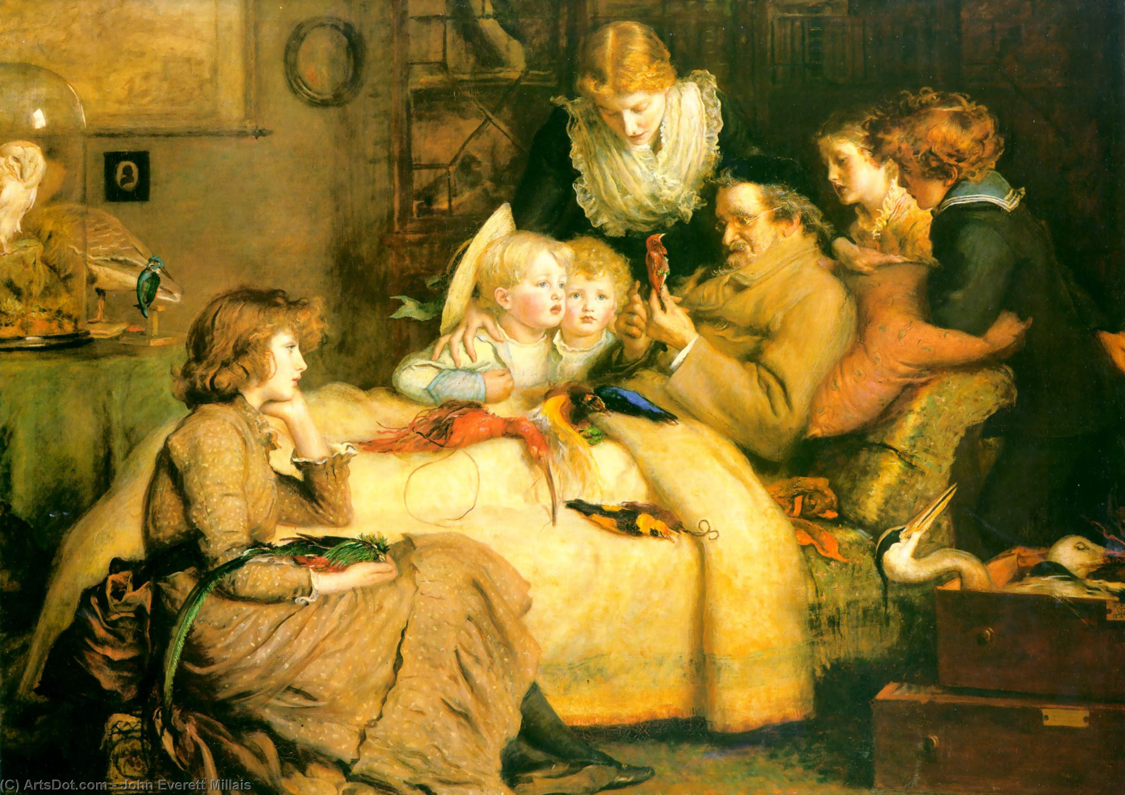 WikiOO.org - Encyclopedia of Fine Arts - Lukisan, Artwork John Everett Millais - Ruling Passion