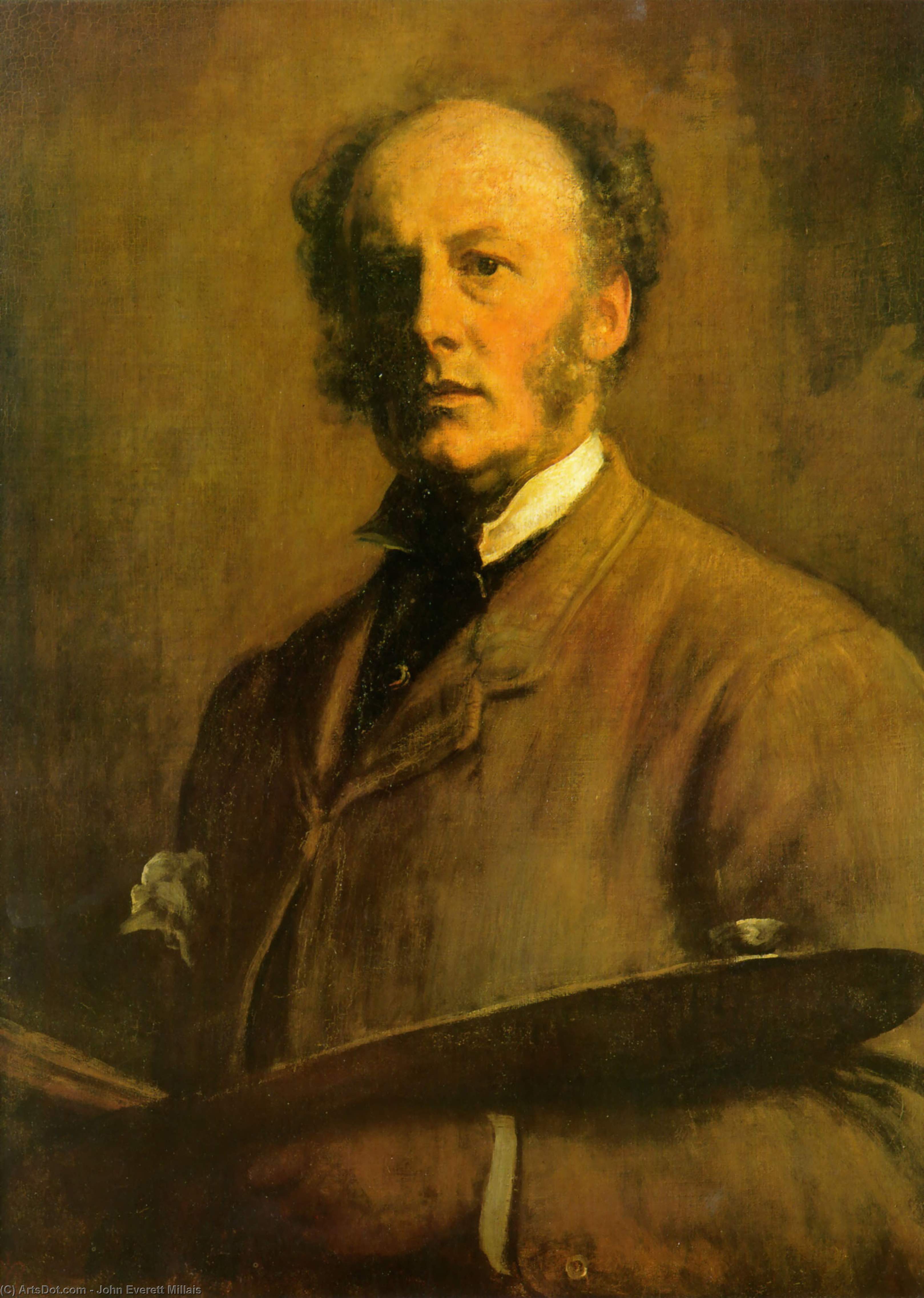 Wikioo.org - The Encyclopedia of Fine Arts - Painting, Artwork by John Everett Millais - Self-Portrait