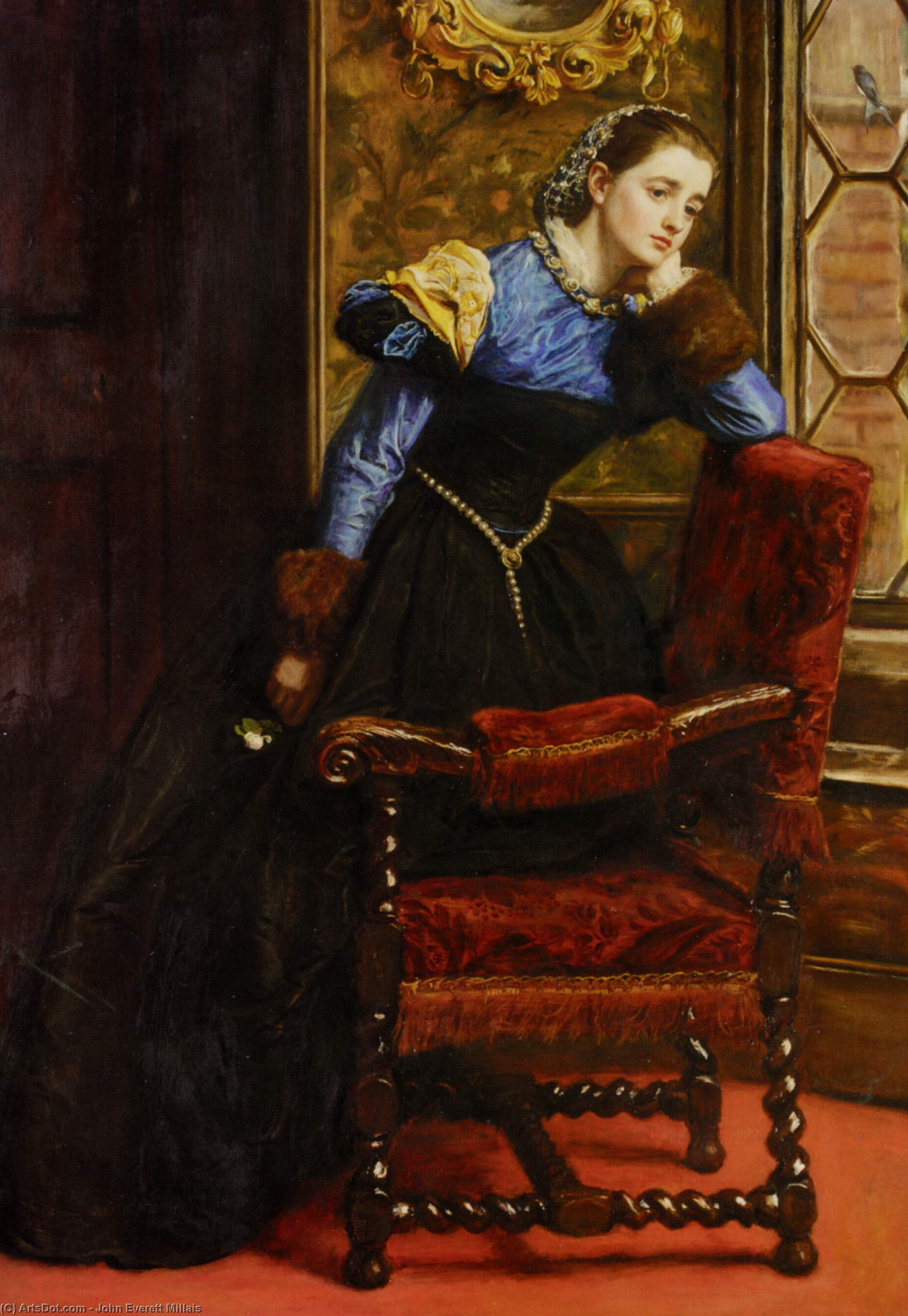 Wikioo.org – L'Enciclopedia delle Belle Arti - Pittura, Opere di John Everett Millais - Rondine Rondine