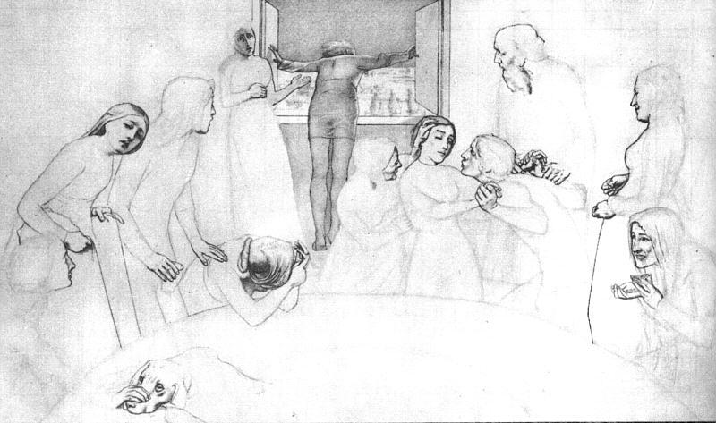 WikiOO.org - Encyclopedia of Fine Arts - Maleri, Artwork John Everett Millais - The Deluge