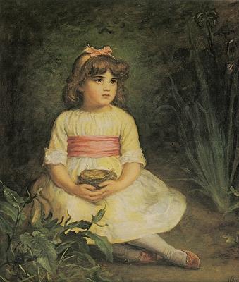 Wikoo.org - موسوعة الفنون الجميلة - اللوحة، العمل الفني John Everett Millais - The Empty Nest