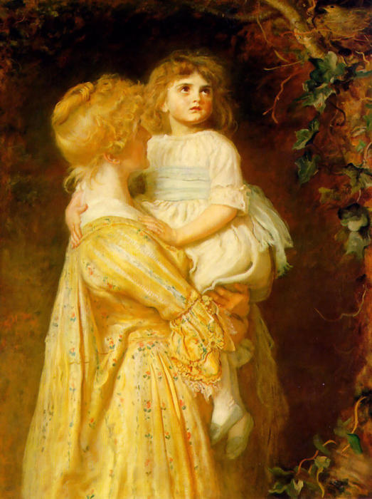 Wikioo.org – L'Enciclopedia delle Belle Arti - Pittura, Opere di John Everett Millais - Il nido