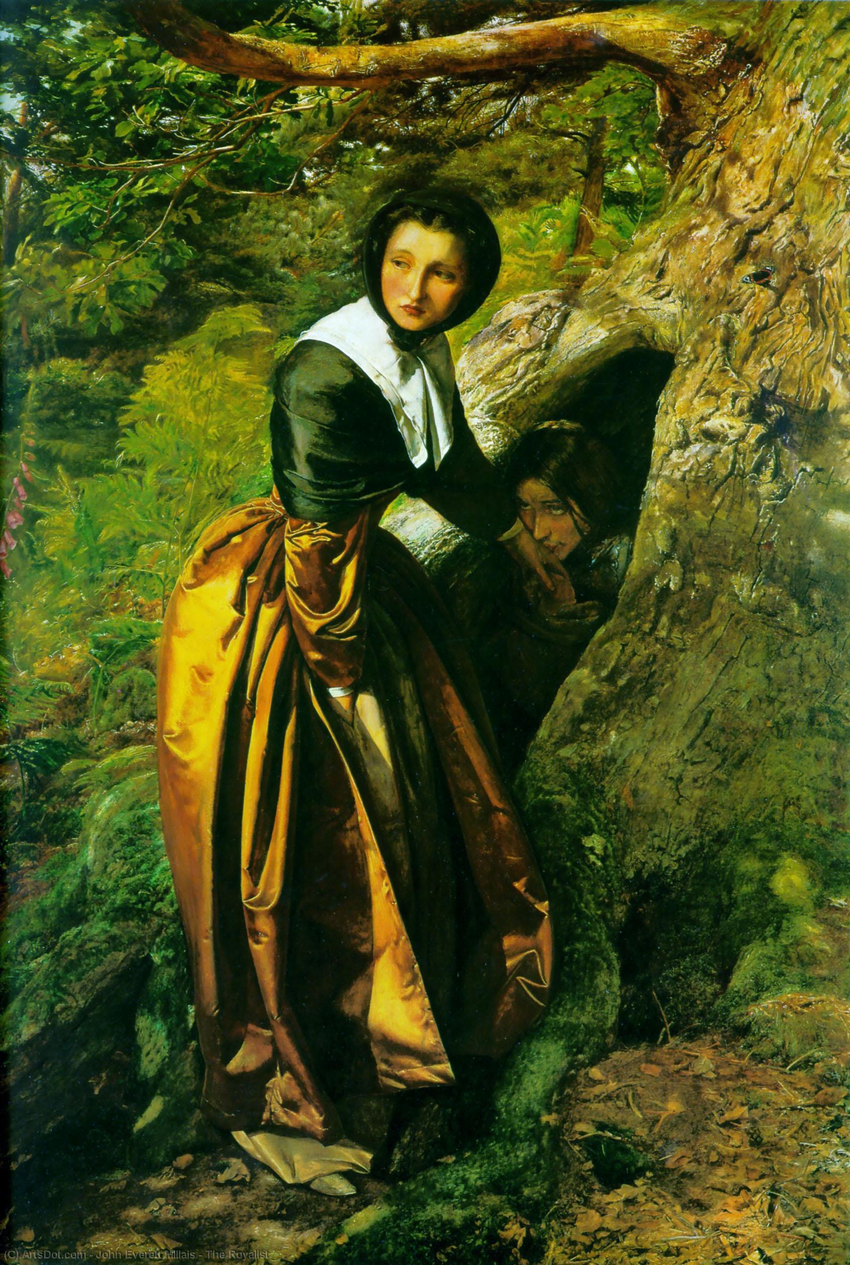 Wikioo.org - The Encyclopedia of Fine Arts - Painting, Artwork by John Everett Millais - The Royalist