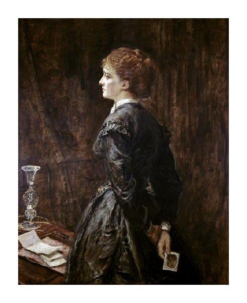 WikiOO.org - Encyclopedia of Fine Arts - Malba, Artwork John Everett Millais - Yes or No