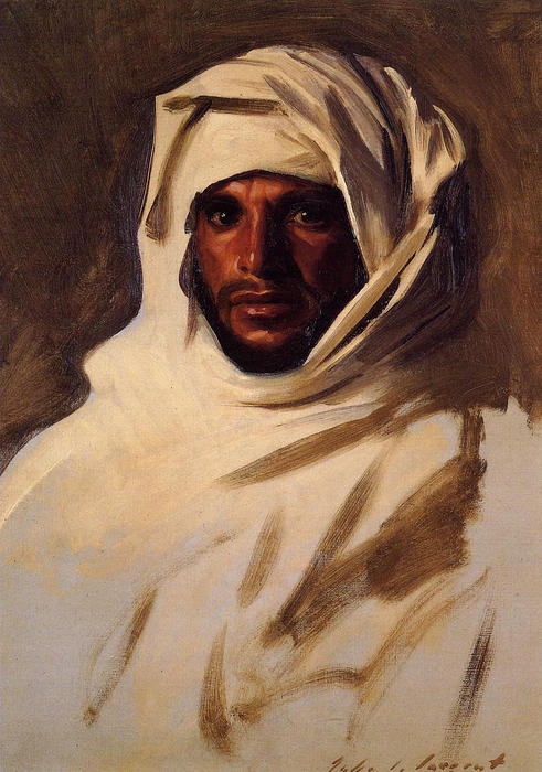 WikiOO.org - Güzel Sanatlar Ansiklopedisi - Resim, Resimler John Singer Sargent - A Bedouin Arab
