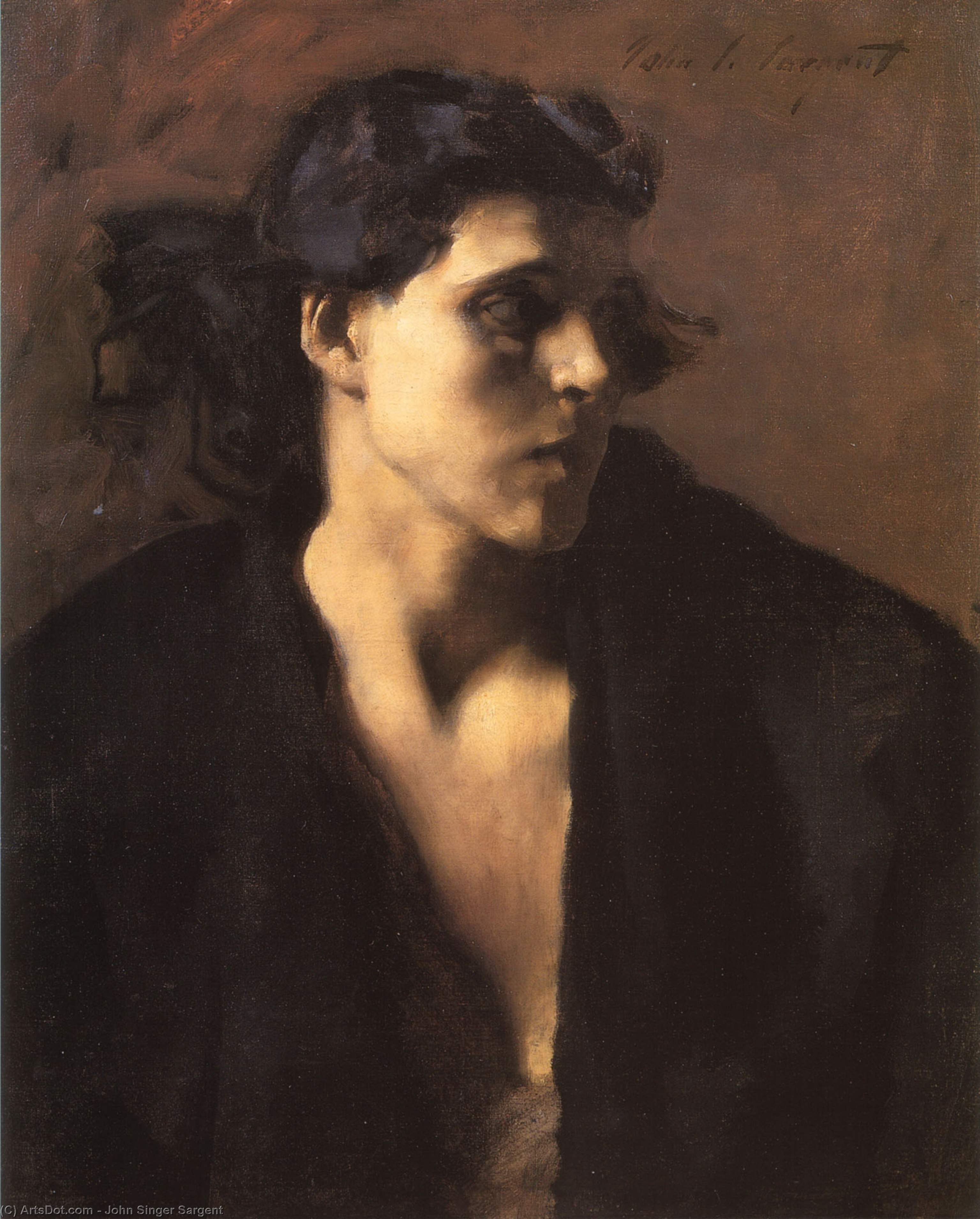 WikiOO.org - Encyclopedia of Fine Arts - Maleri, Artwork John Singer Sargent - A Spanish Woman