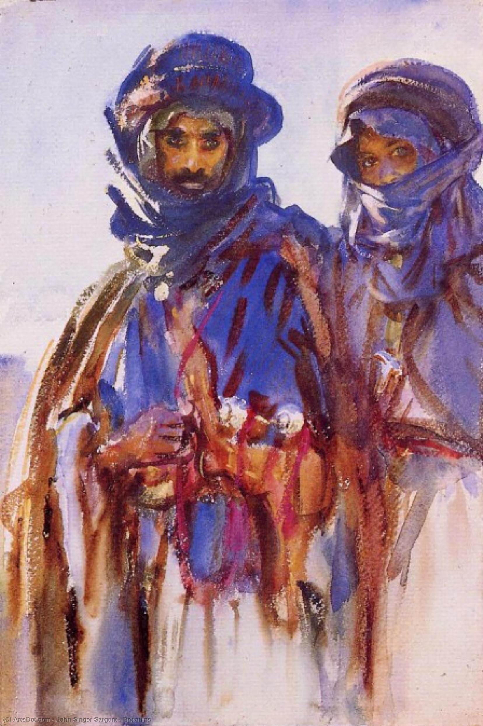 Wikioo.org - The Encyclopedia of Fine Arts - Painting, Artwork by John Singer Sargent - Bedouins
