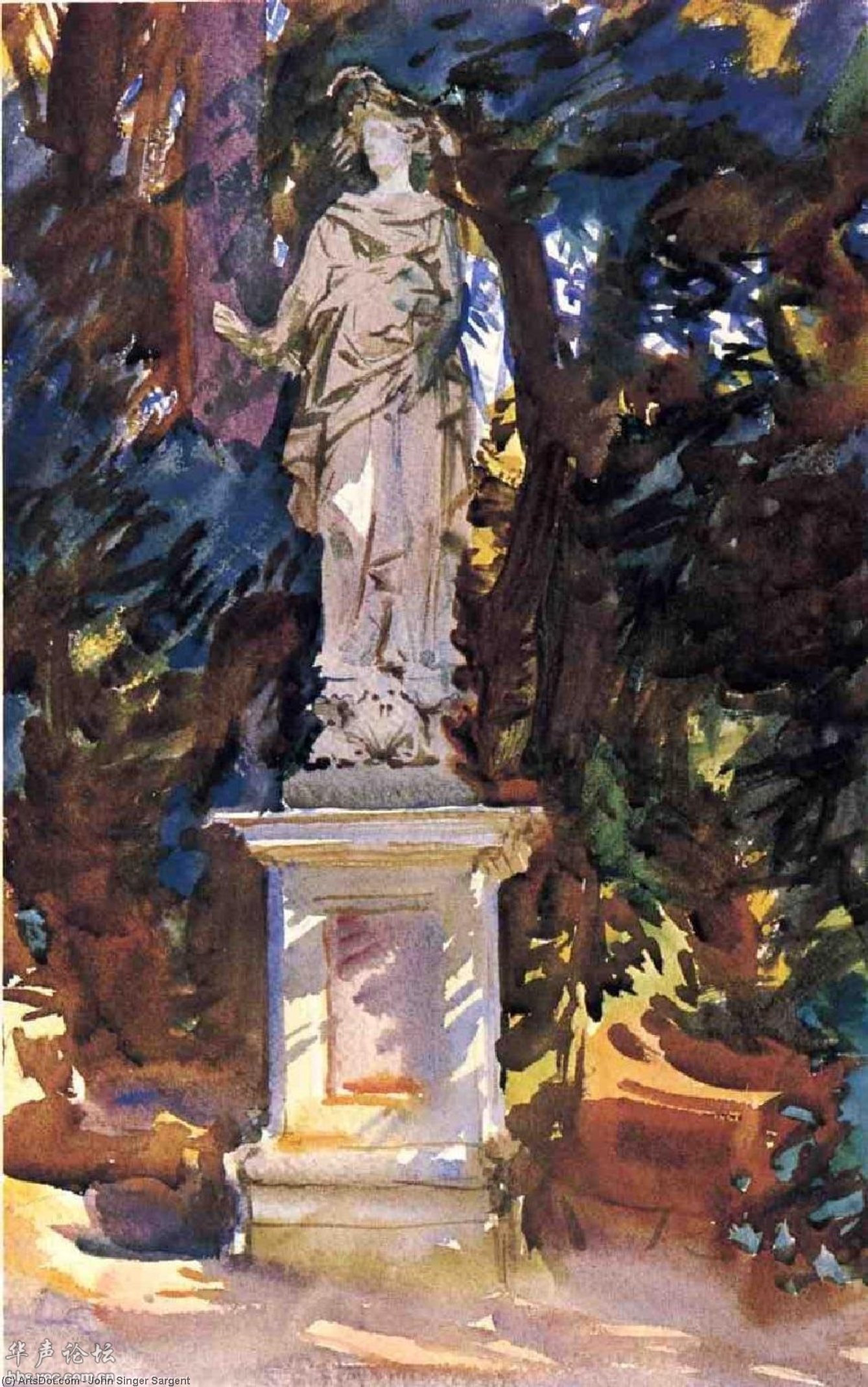 Wikioo.org - The Encyclopedia of Fine Arts - Painting, Artwork by John Singer Sargent - Boboli