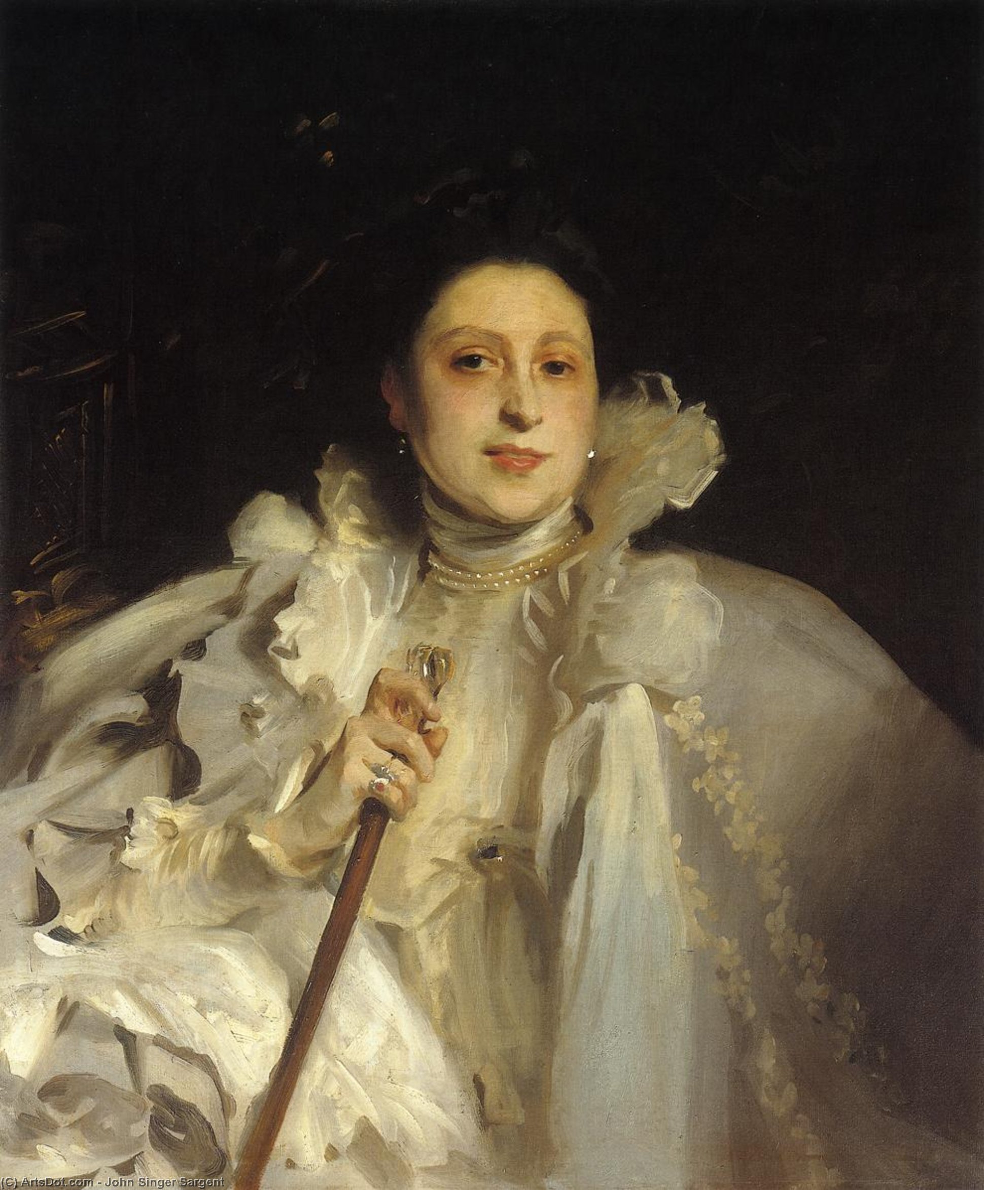 Wikioo.org - The Encyclopedia of Fine Arts - Painting, Artwork by John Singer Sargent - Countess Laura Spinola Nunez-del-Castillo