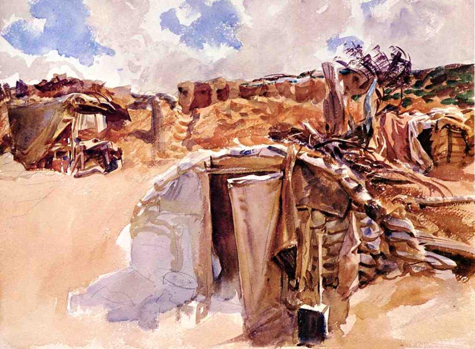 Wikioo.org - The Encyclopedia of Fine Arts - Painting, Artwork by John Singer Sargent - Dugout