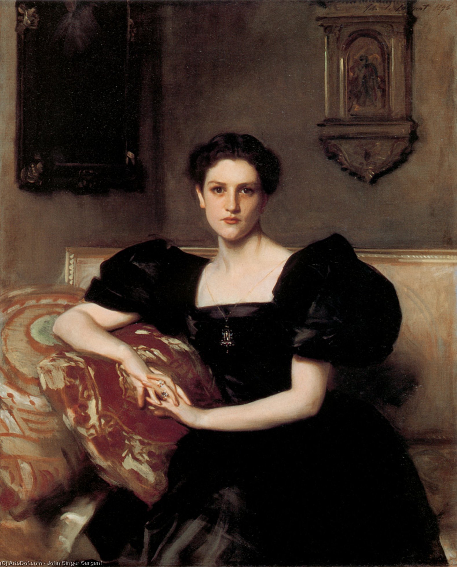 Wikioo.org - The Encyclopedia of Fine Arts - Painting, Artwork by John Singer Sargent - Elizabeth Winthrop Chanler