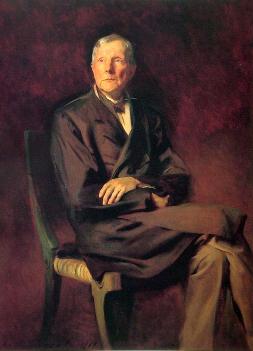 Wikioo.org - The Encyclopedia of Fine Arts - Painting, Artwork by John Singer Sargent - John D. Rockefeller