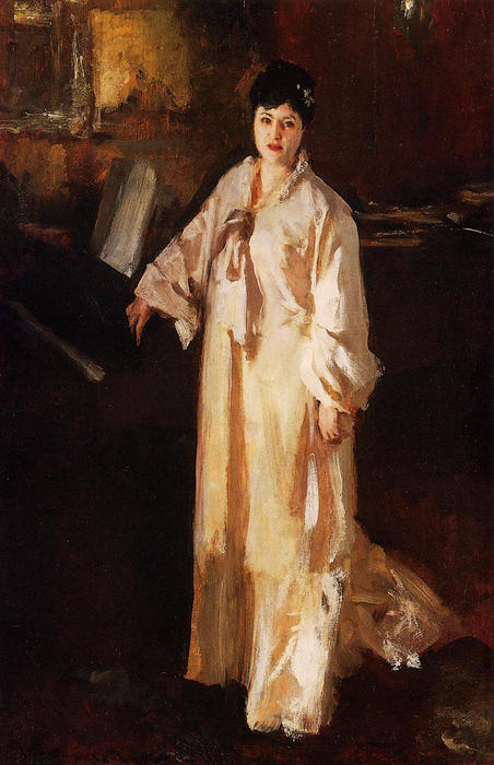 Wikioo.org - The Encyclopedia of Fine Arts - Painting, Artwork by John Singer Sargent - Judith Gautier