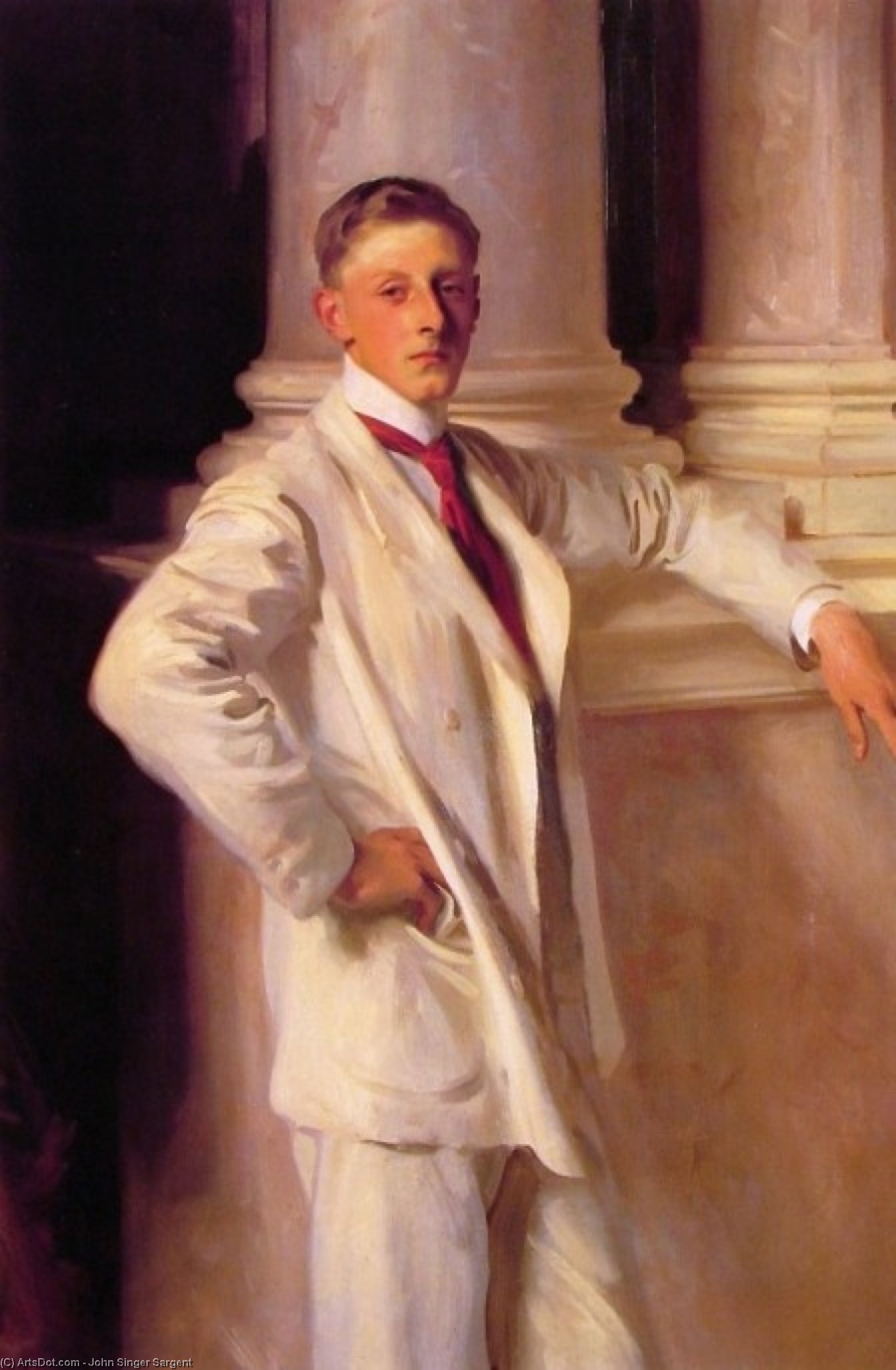 Wikioo.org - The Encyclopedia of Fine Arts - Painting, Artwork by John Singer Sargent - Lord Dalhousie