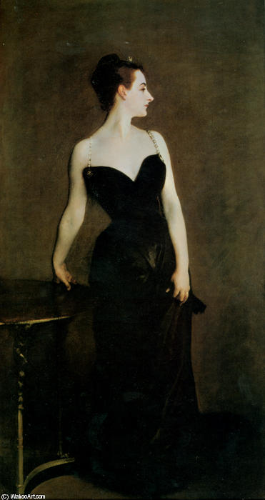 WikiOO.org - Encyclopedia of Fine Arts - Maleri, Artwork John Singer Sargent - Madame X