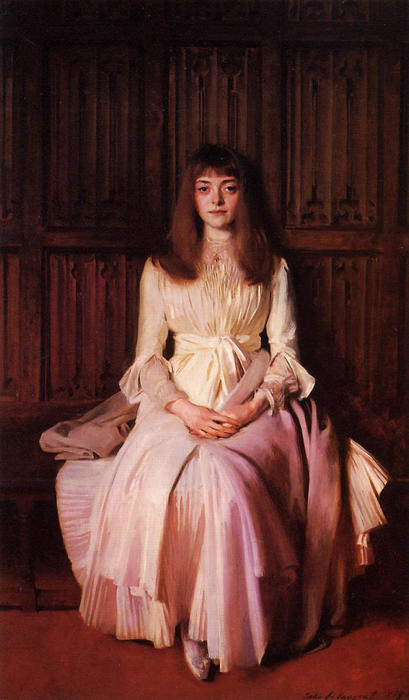 Wikioo.org – L'Encyclopédie des Beaux Arts - Peinture, Oeuvre de John Singer Sargent - Mlle Elsie Palmer