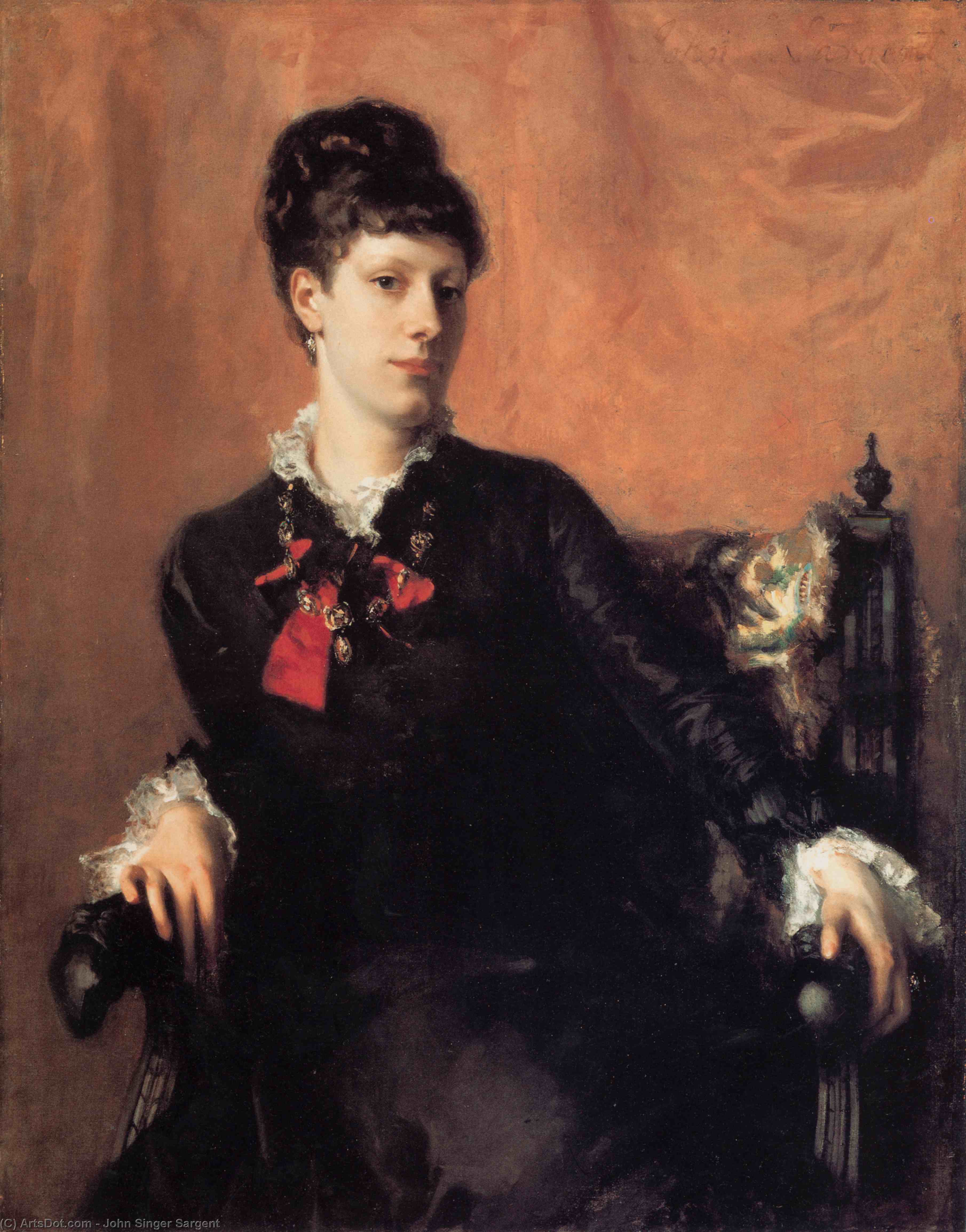 Wikioo.org - The Encyclopedia of Fine Arts - Painting, Artwork by John Singer Sargent - Miss Frances Sherborne Ridley Watts