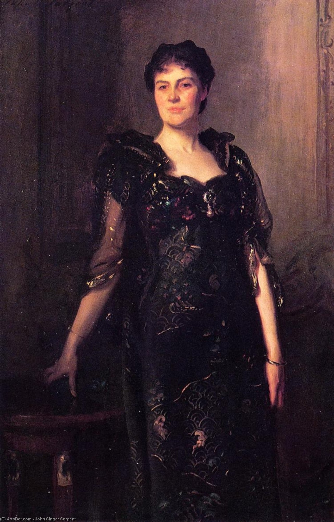 Wikioo.org - The Encyclopedia of Fine Arts - Painting, Artwork by John Singer Sargent - Mrs. Charles F. St. Clair Anstruther-Thompson, nee Agnes