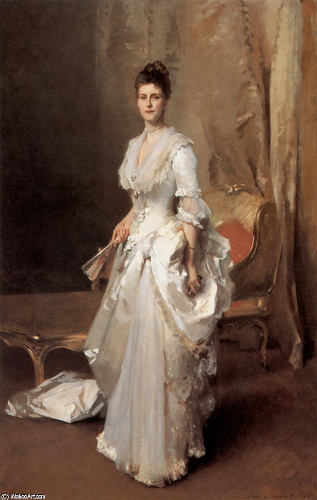 Wikioo.org - The Encyclopedia of Fine Arts - Painting, Artwork by John Singer Sargent - Mrs. Henry White