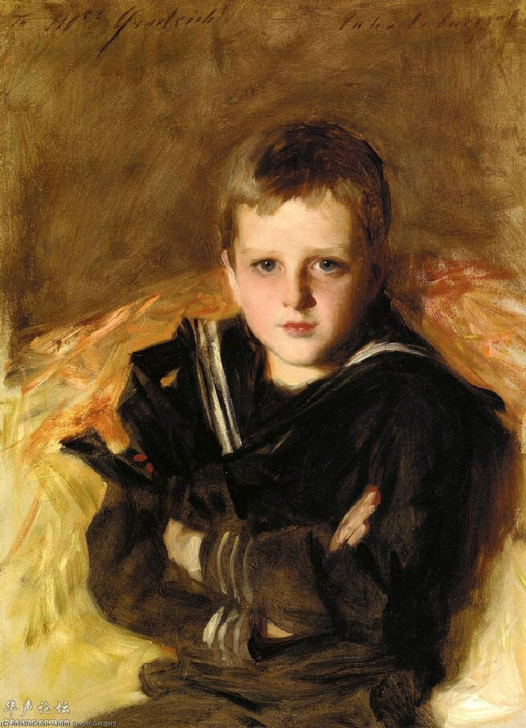 Wikioo.org - The Encyclopedia of Fine Arts - Painting, Artwork by John Singer Sargent - Portrait of Caspar Goodrich