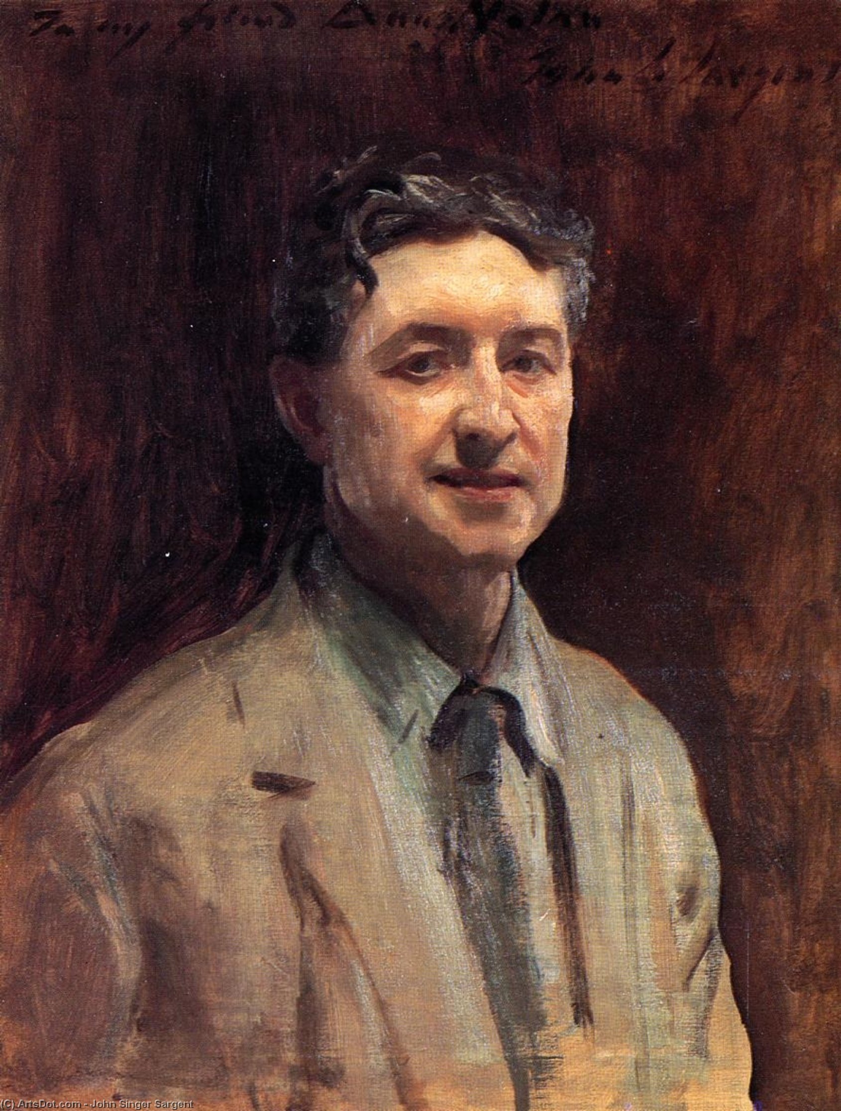 Wikioo.org - The Encyclopedia of Fine Arts - Painting, Artwork by John Singer Sargent - Portrait of Daniel J. Nolan
