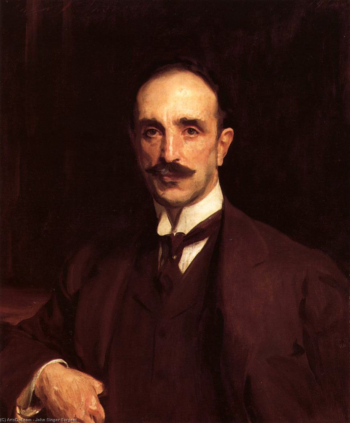 Wikioo.org - The Encyclopedia of Fine Arts - Painting, Artwork by John Singer Sargent - Portrait of Douglas Vickers