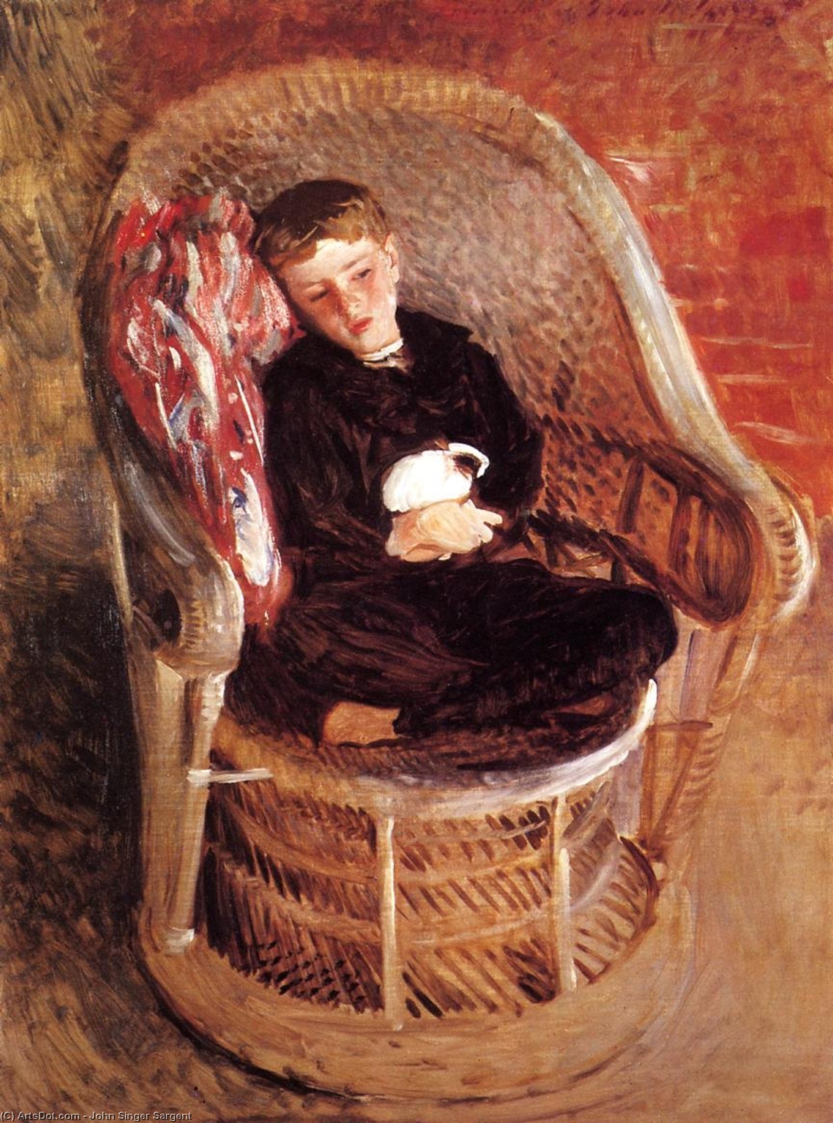 Wikioo.org – L'Encyclopédie des Beaux Arts - Peinture, Oeuvre de John Singer Sargent - Portrait de Gordon Fairchild