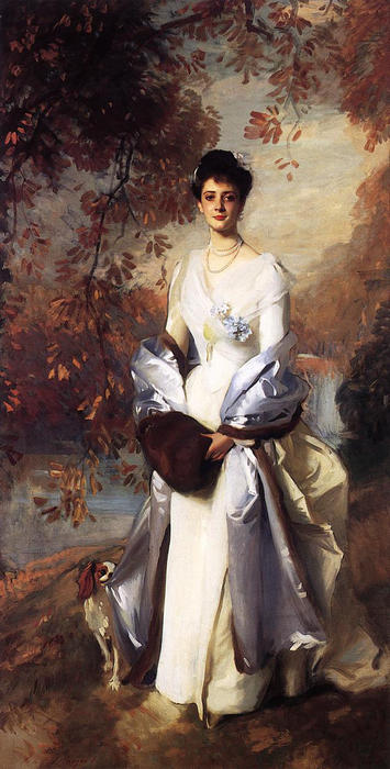 Wikioo.org - The Encyclopedia of Fine Arts - Painting, Artwork by John Singer Sargent - Portrait of Pauline Astor