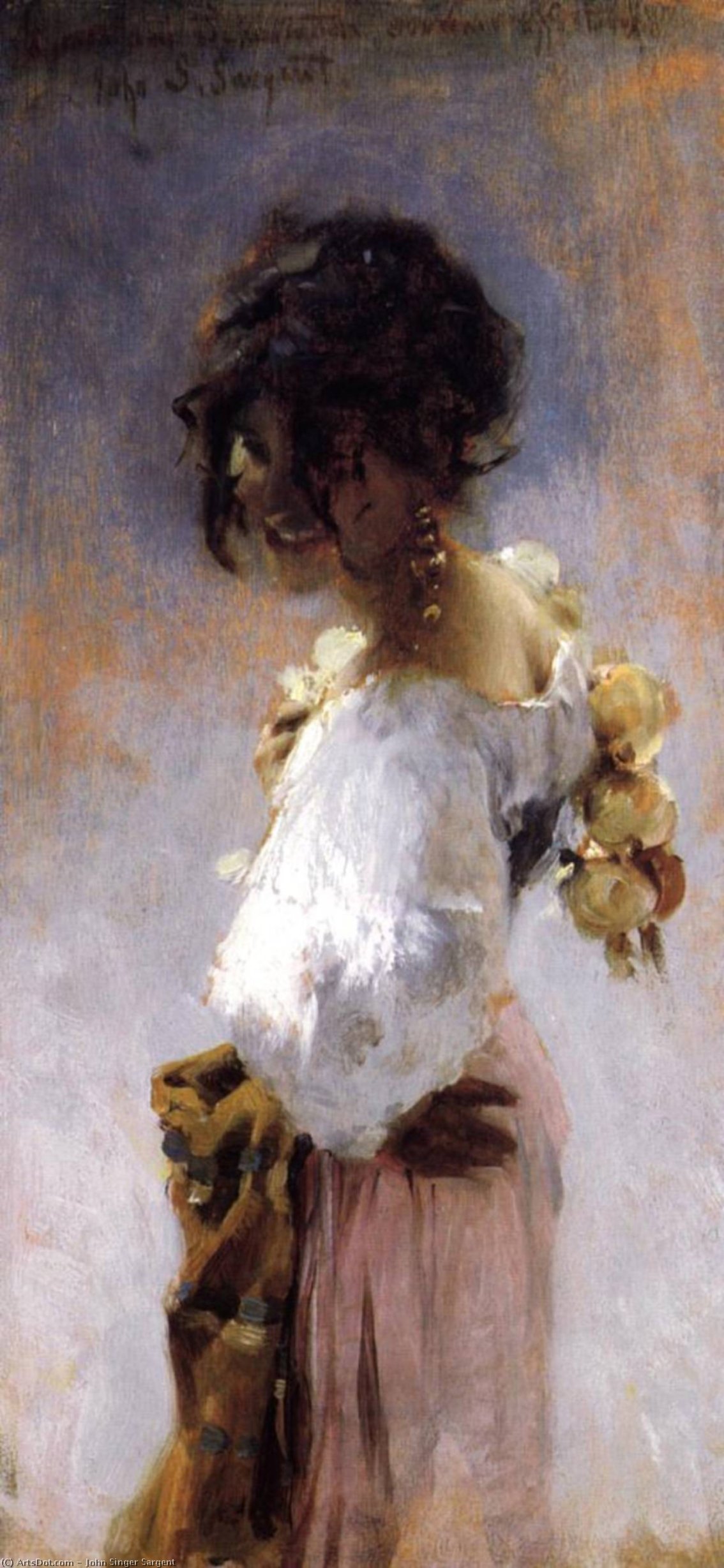 Wikioo.org - The Encyclopedia of Fine Arts - Painting, Artwork by John Singer Sargent - Rosina