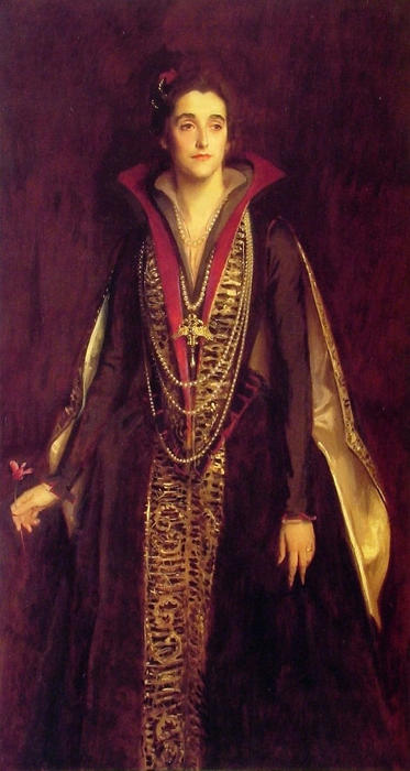 Wikioo.org - The Encyclopedia of Fine Arts - Painting, Artwork by John Singer Sargent - The Countess of Rocksavage, later Marchioness of Cholmondeley