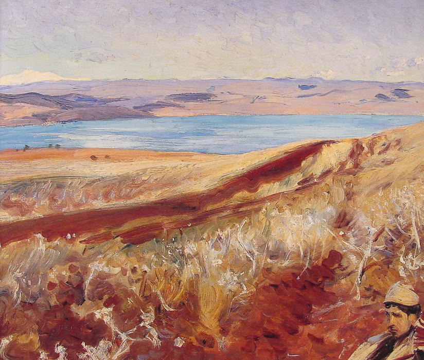 Wikoo.org - موسوعة الفنون الجميلة - اللوحة، العمل الفني John Singer Sargent - The-Dead-Sea