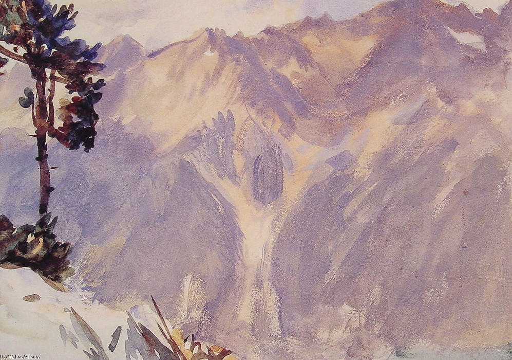 Wikioo.org – La Enciclopedia de las Bellas Artes - Pintura, Obras de arte de John Singer Sargent - El Tirol