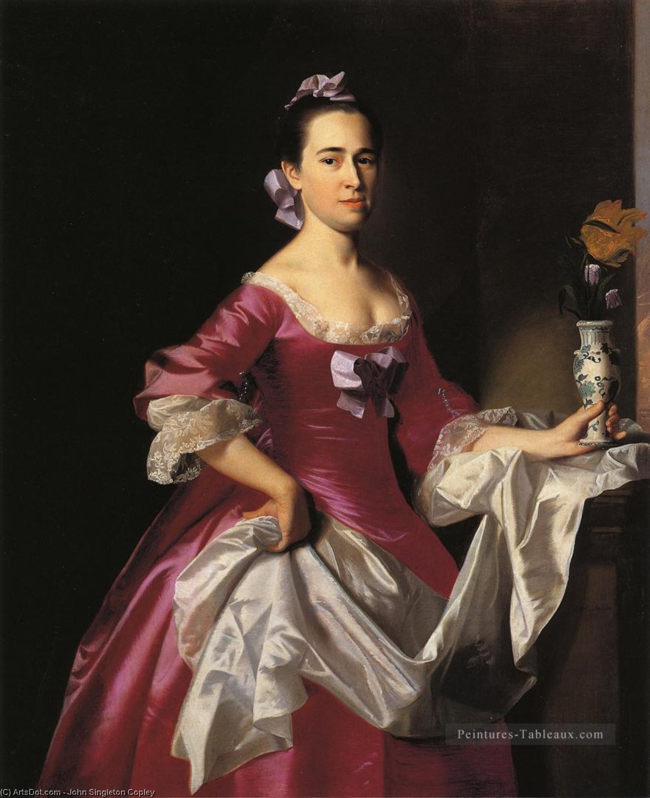 WikiOO.org - Encyclopedia of Fine Arts - Maľba, Artwork John Singleton Copley - Mrs.George Watson (Elizabeth Oliver)