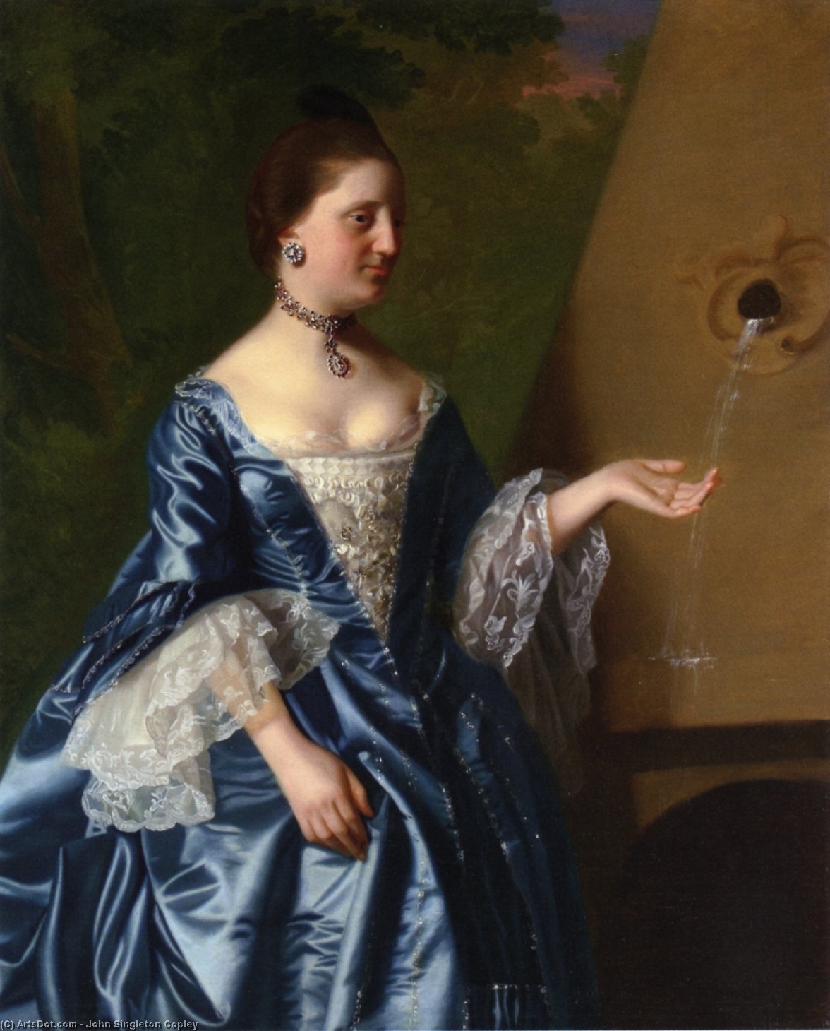 Wikioo.org - The Encyclopedia of Fine Arts - Painting, Artwork by John Singleton Copley - Mrs.Alice Hooper